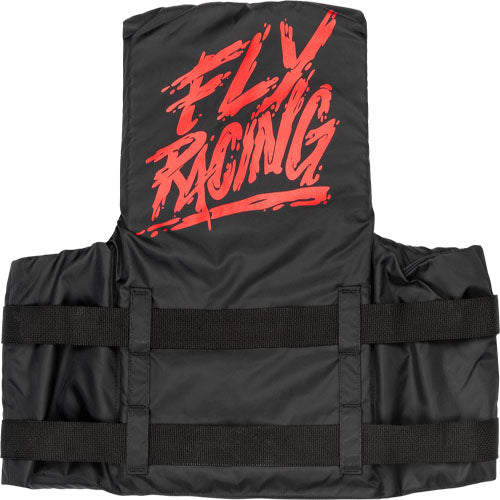 Fly Racing Nylon Life Vest - Black/Red