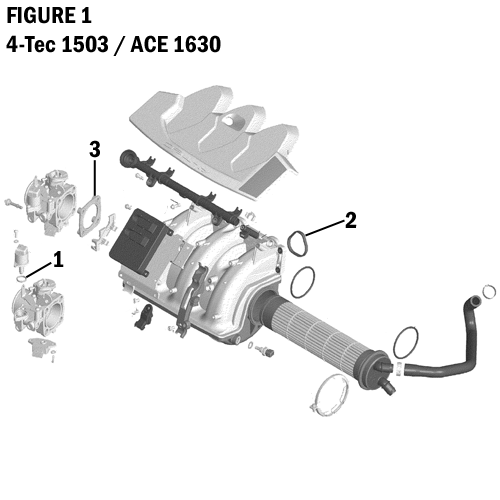 Sea Doo 1503 / ACE 1630 4-Tec 02-24 Individual Gaskets – Atlantic