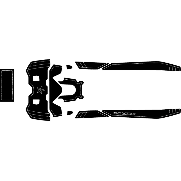 SC Wake Sea Doo Fish Pro '21 Waverunner Jet Ski Traction Mat Kit