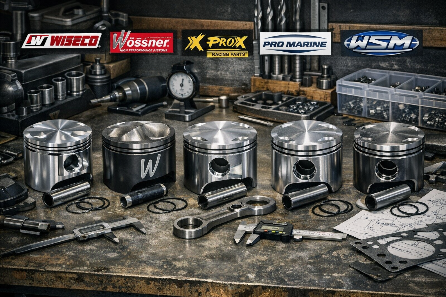 Piston Kit Brand Differences in Personal Watercraft 2- Stroke Engines