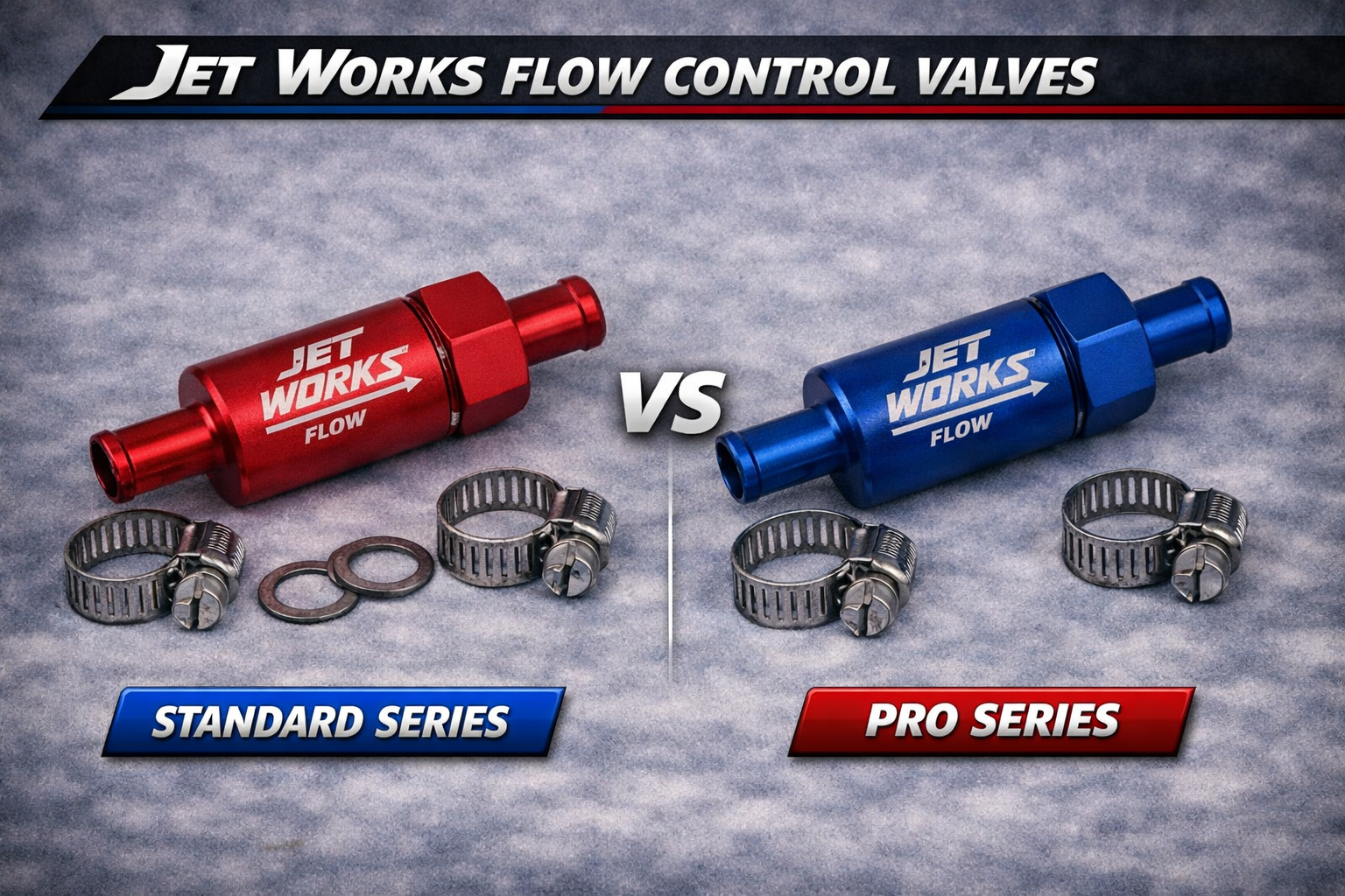 Jet Works 3/8" Flow Control Valve – Standard vs. Pro Series