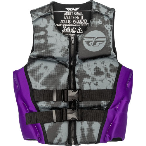Fly Racing Womens Neoprene Life Vest - Purple/Grey/Black