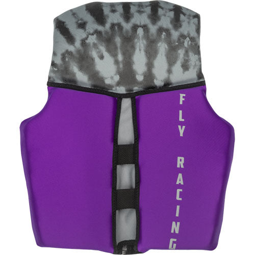 Fly Racing Womens Neoprene Life Vest - Purple/Grey/Black
