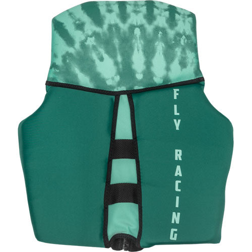 Fly Racing Womens Neoprene Life Vest Dark Teal/Light Teal