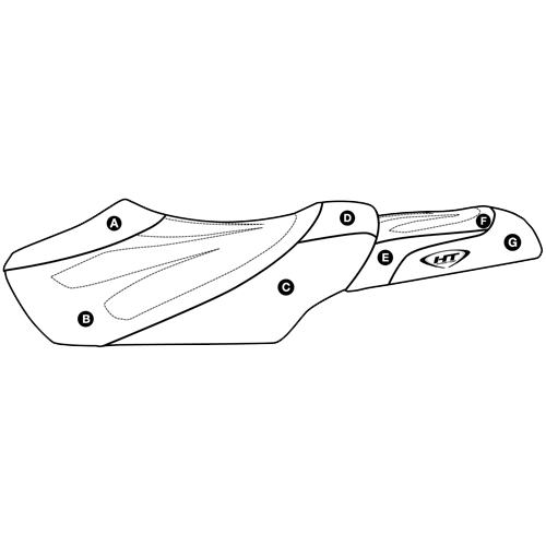 Yamaha GP760/GP800/GP1200 thru '99 Premier Seat Cover