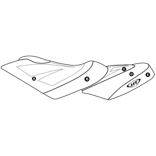 Sea Doo GTX '07-09 / GTX Limited '08 (Not iS) Premier Seat Cover