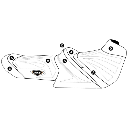Sea Doo GTI SE 130 + 170 / GTI 90 + 130 / GTR 230 '20-24 Premier Seat Cover