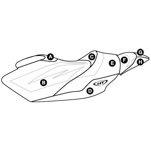 Yamaha FZR '12-16 Premier Seat Cover