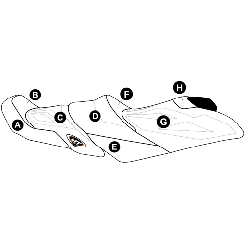 Yamaha VX Cruiser '15-20 / VX Cruiser HO / VX Limited '16-20 Premier Seat Cover