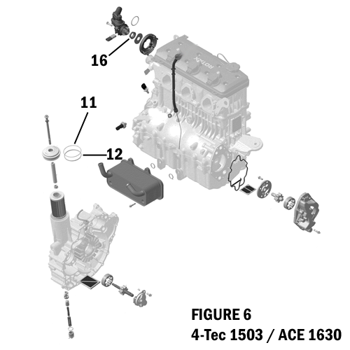 Sea Doo 1503 / ACE 1630 4-Tec 02-24 Individual Gaskets