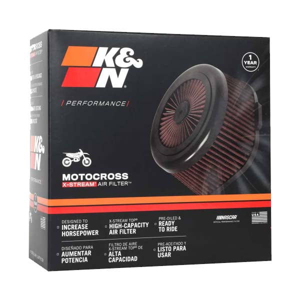 Kawasaki Motocross K&N X-Stream Air Flow Top Filter