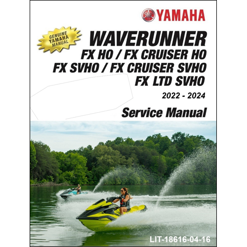 Genuine Yamaha Waverunner FX Limited SVHO Service Manual
