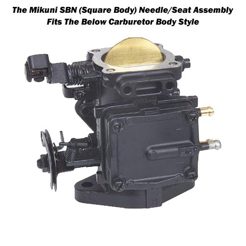 ※ MIKUNI CORP Mikuni SBN (Square Body) Needle/Seat Assembly – Atlantic Jet Sports