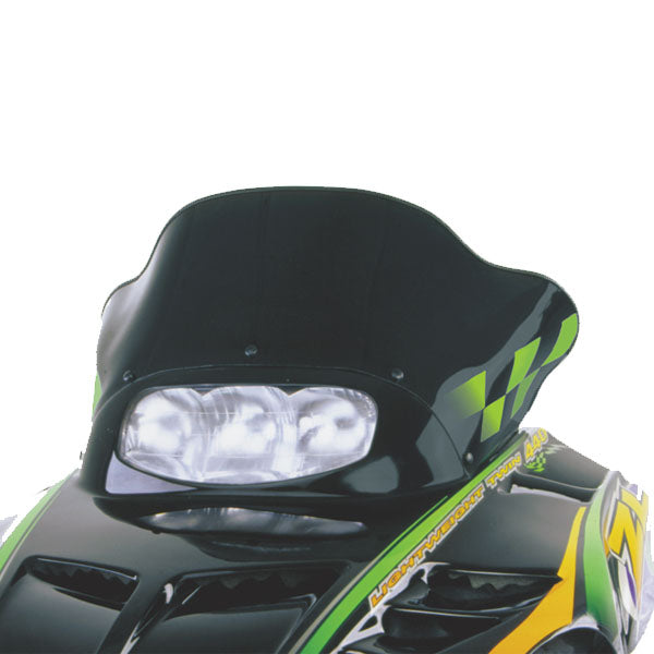 Arctic Cat ZR2 Series Chassis PowerMadd Cobra Windshields — Atlantic