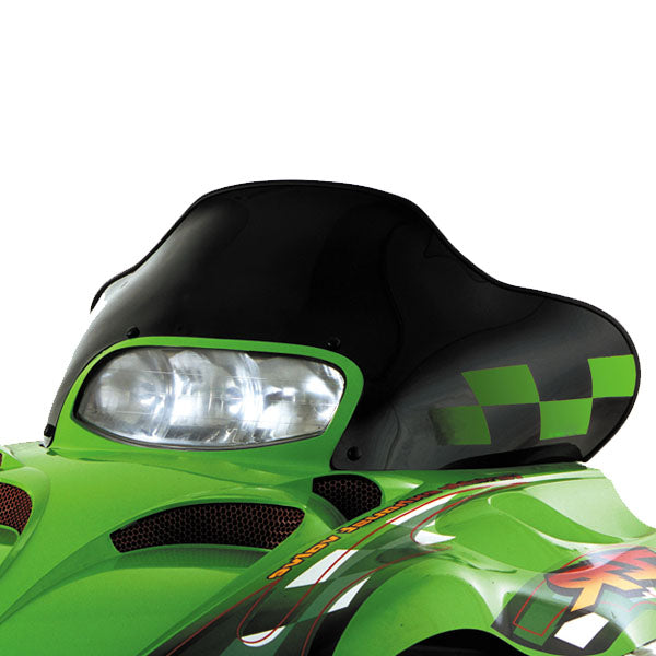 Arctic Cat ZR3 Series Chassis PowerMadd Cobra Windshields — Atlantic