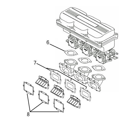 Kawasaki 1100 ZXi '96-03 Individual Gaskets