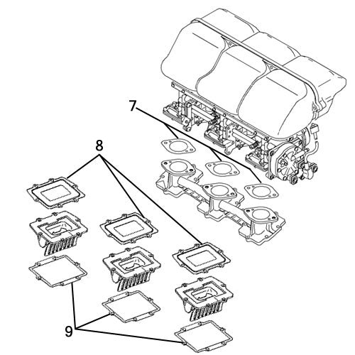 Kawasaki 1200 STX-R '02-05 Individual Gaskets