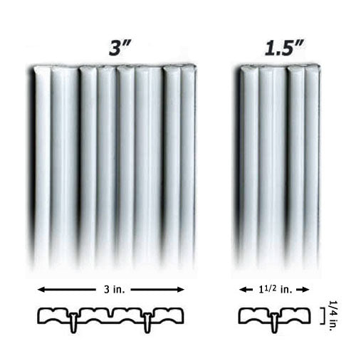Marine Slides - 3" x 15" Horizontal Bunks