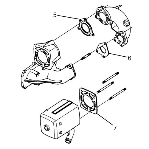 Kawasaki 550 '87-90 Individual Gaskets