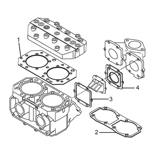Kawasaki 550 SX '91-95 Individual Gaskets