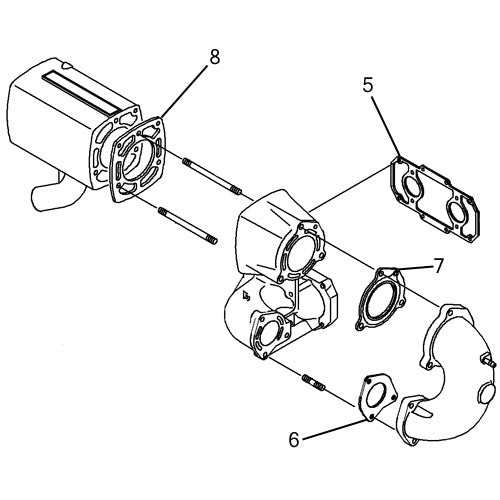 Kawasaki 550 SX '91-95 Individual Gaskets