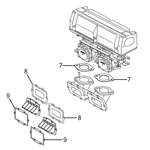 Kawasaki 800 SX-R '03-11 Individual Gaskets