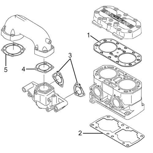 Kawasaki 750 ZXi '95-97 Individual Gaskets