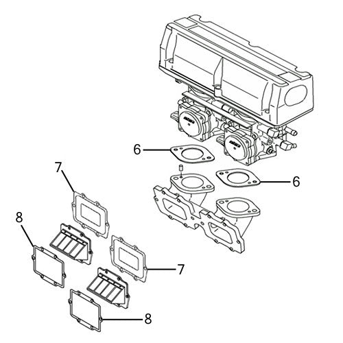 Kawasaki 750 ZXi '95-97 Individual Gaskets