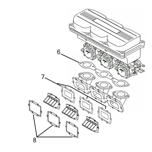 Kawasaki 900 ZXi '95-97 Individual Gaskets