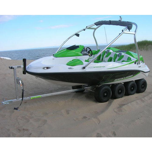 Custom 8-Wheel Jet Boat Beach Dolly