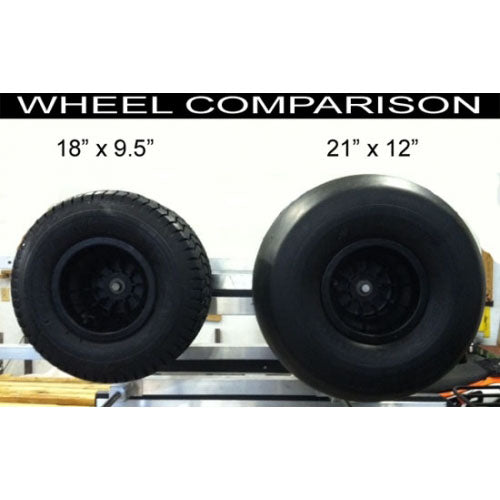 Aluminum, Fiberglass & Inflatable Boat 4-Wheel Beach Dolly
