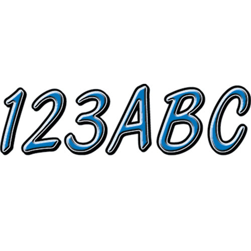 Blue/Black Registration Number Kits
