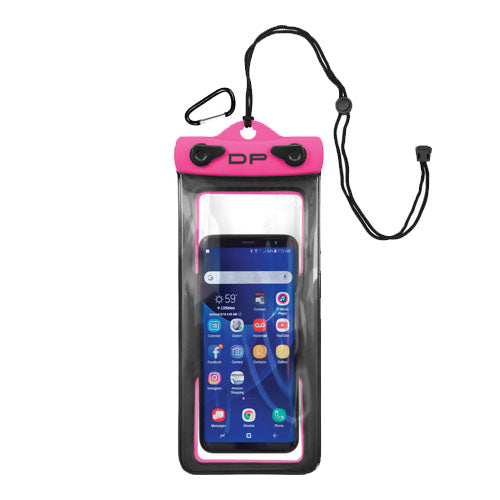 Cell Phone, GPS, MP3 Case - Pink (4" x 8")