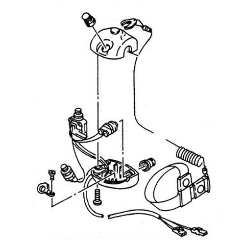 Yamaha Start/Stop Switch Assembly Replaces EW2-68310-04-00