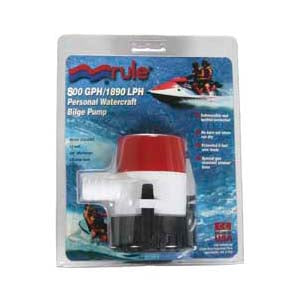 Rule Bilge Pump 800 GPH - Manual – Atlantic Jet Sports