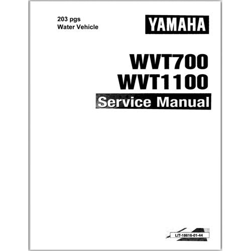 Genuine Yamaha WaveVenture 700/1100 Service Manual