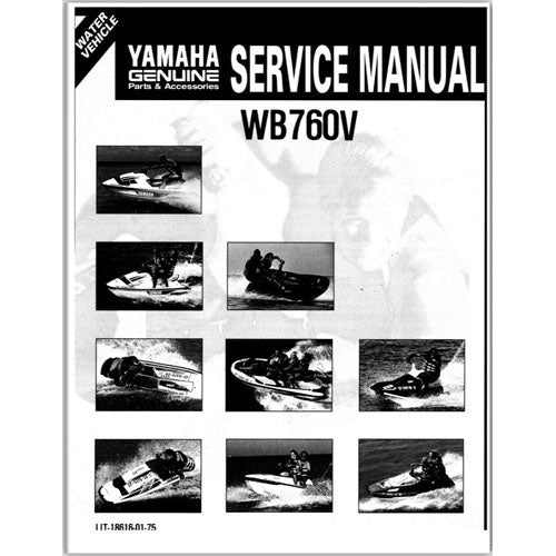 Genuine Yamaha WaveBlaster II 760 Service Manual