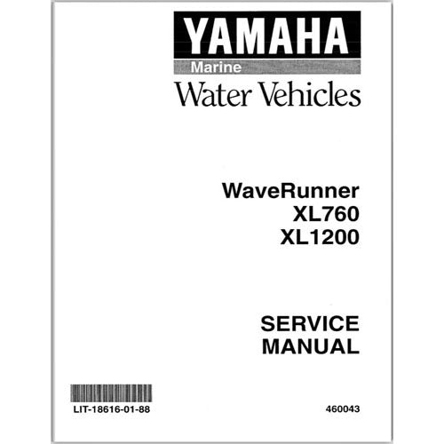 Genuine Yamaha XL760/XL1200 Service Manual