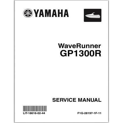 Genuine Yamaha GP1300R '03-04 Service Manual