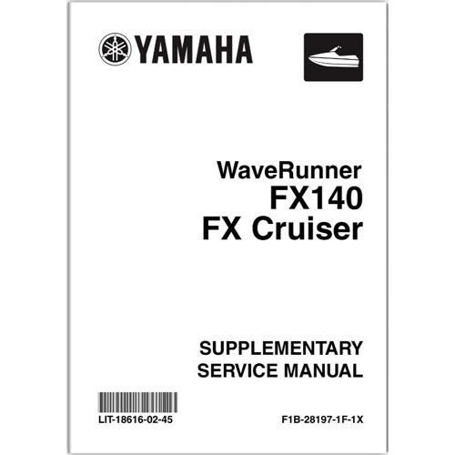Genuine Yamaha FX Cruiser (supplement) Service Manual