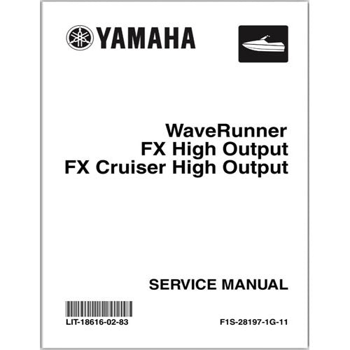 Genuine Yamaha FX High Output Service Manual