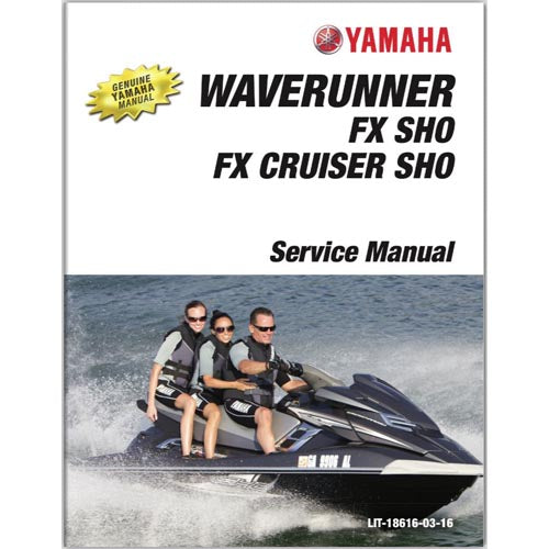 Genuine Yamaha FX SHO, Cruiser SHO (1.8L) Service Manual