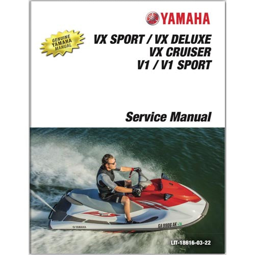 Genuine Yamaha VX Cruiser, Deluxe, Sport (MR-1) Service Manual