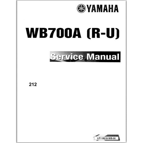 Genuine Yamaha WaveBlaster 701 Service Manual