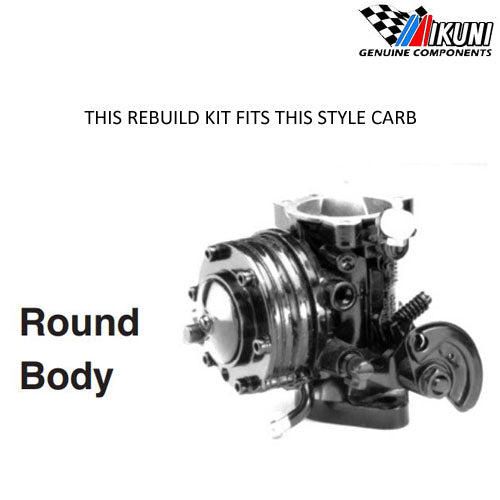 Genuine Mikuni Round Body Carburetor Rebuild Kit