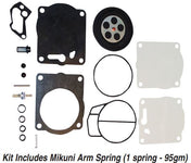Genuine Mikuni Carburetor Rebuild Kit With Base Gasket For Sea-Doo GS, GTS, GTI, LE, SP Models