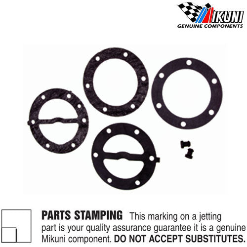 Genuine Mikuni External Fuel Pump Rebuild Kit - Fits DF52-73/92