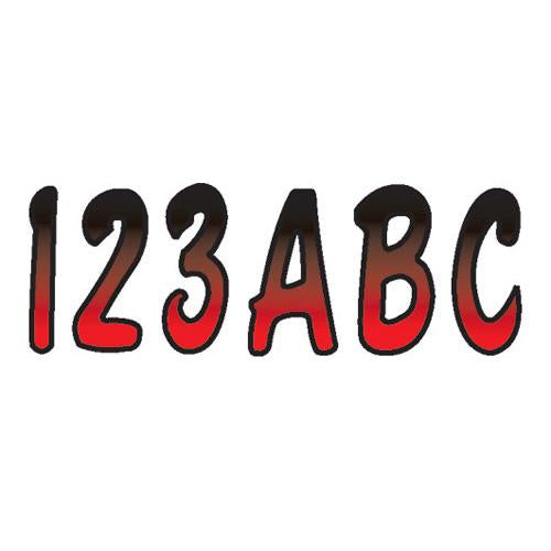 Red/Black Registration Number Kits