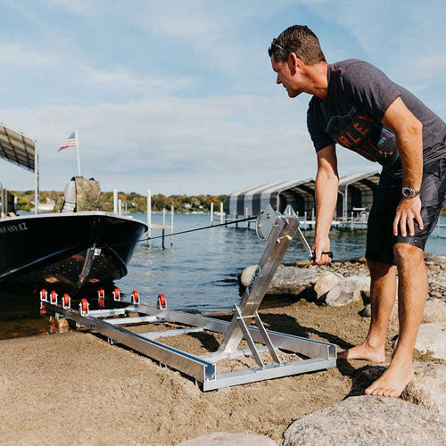 Roll-n-Go 1000 Aluminum Boat Shore Docking System — Atlantic Jet Sports