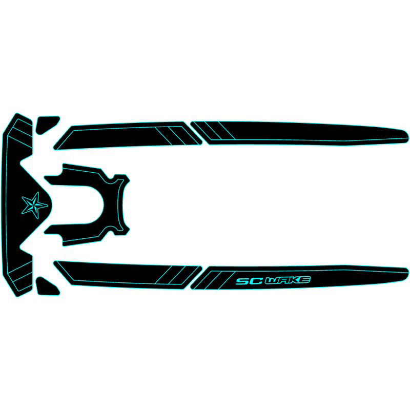 SC Wake Sea Doo GTI 130 /GTI Ltd 155 /GTI SE 130 /GTI SE 155 /GTS Rental 130 /Wake 155 Waverunner Jet Ski Traction Mat Kit